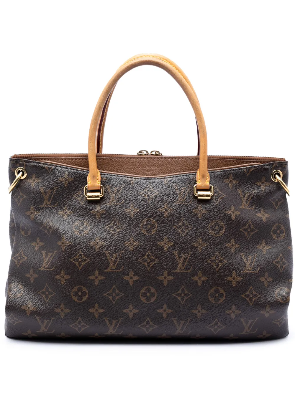 Louis Vuitton Pre-Owned 2014 Monogram Pallas MM satchel - Marrone