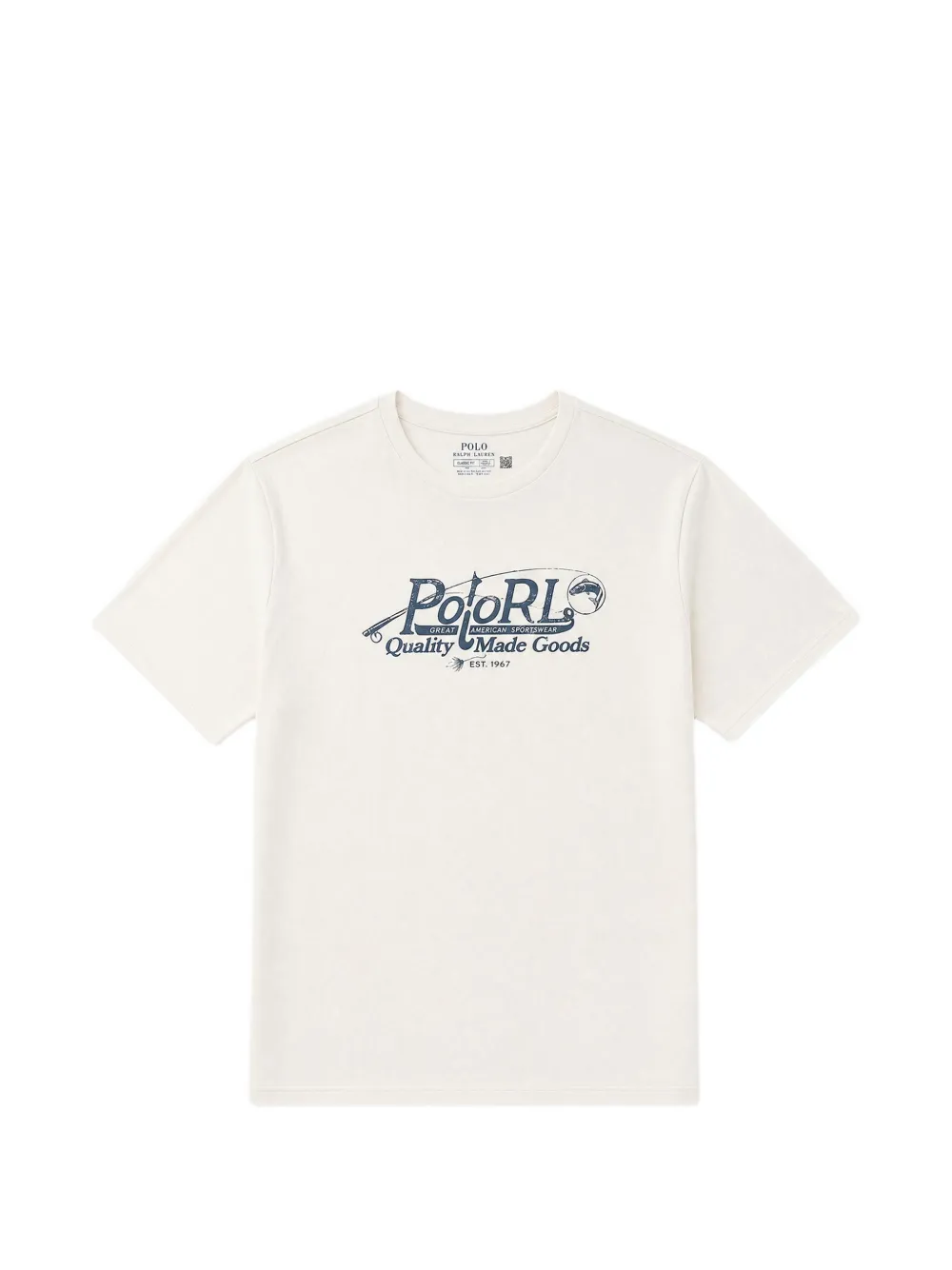 POLO RALPH LAUREN KIDS graphic-print T-shirt - Toni neutri
