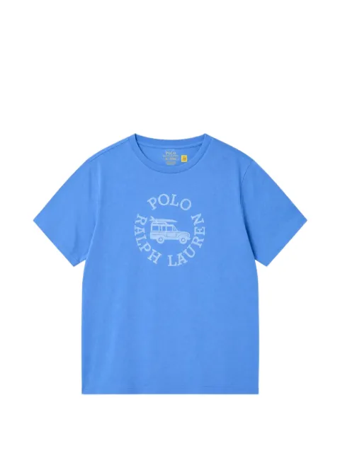 POLO RALPH LAUREN KIDS camiseta con logo estampado