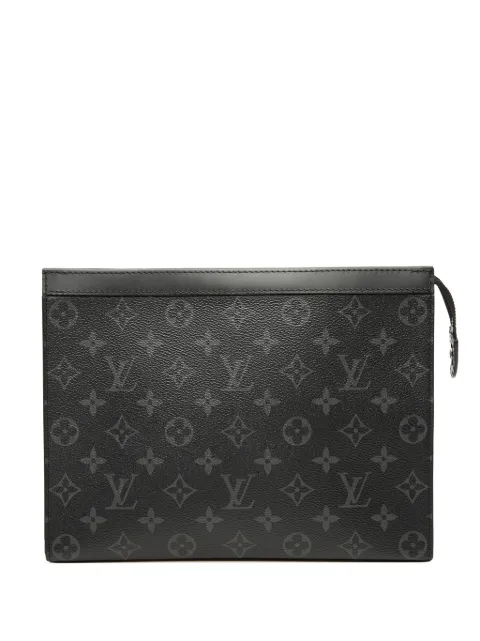 Louis Vuitton Pre-Owned 2017 Monogram Eclipse Pochette Voyage MM clutch bag