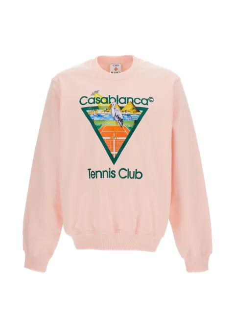 Casablanca Tennis club Icon graphic-print sweater