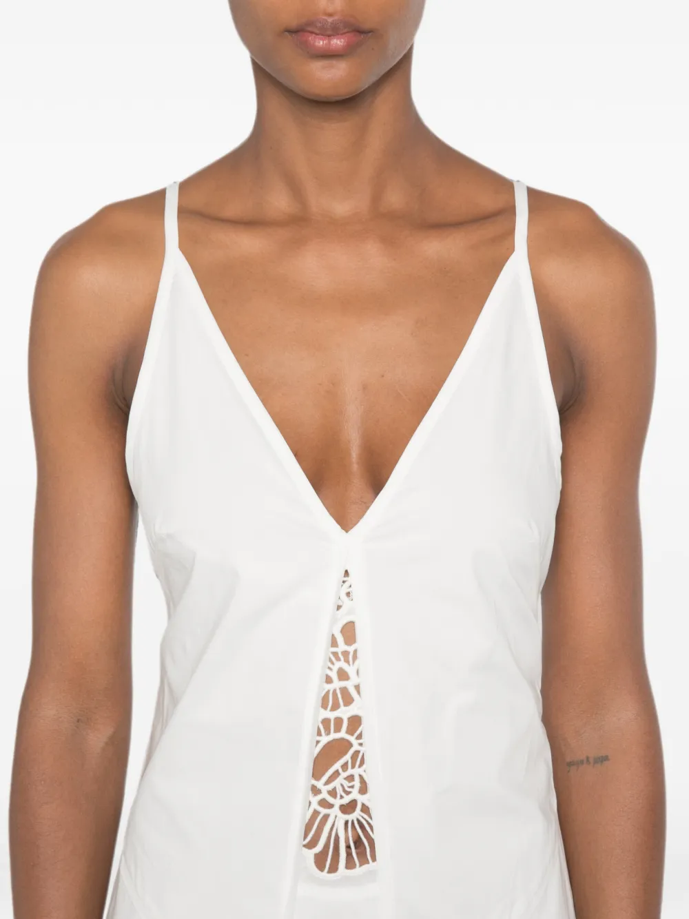 SIR. Klara maxi-dress Wit