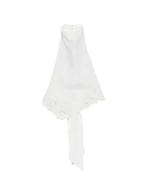 SIR. broderie-anglaise halterneck blouse