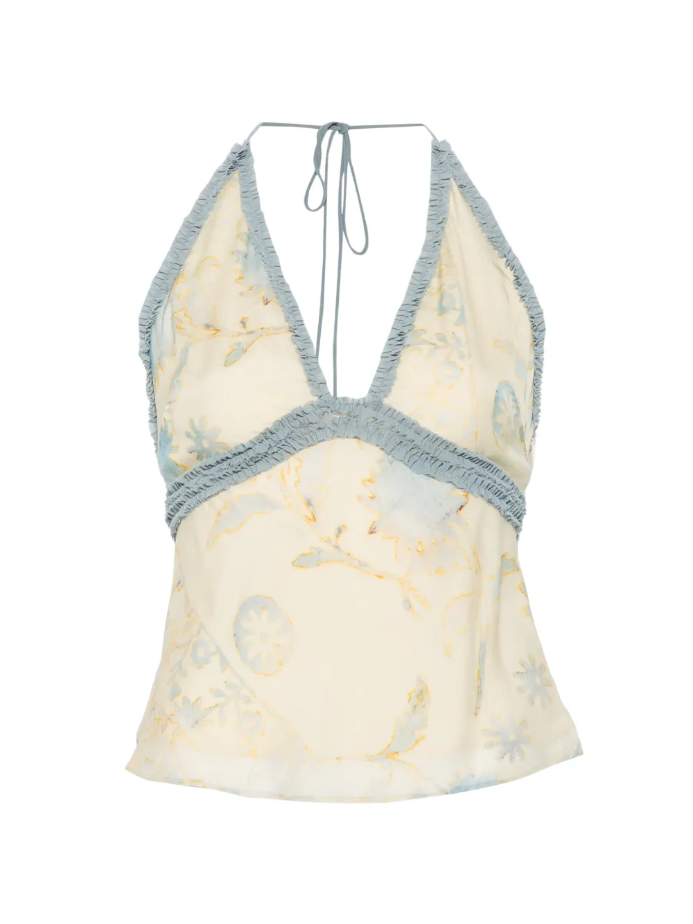SIR. Cecile floral-print top - Gelb