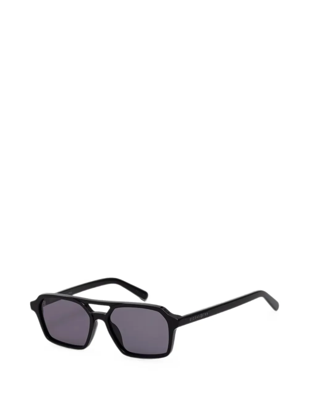 MM6 Maison Margiela Zonnebril met geometrisch montuur Zwart