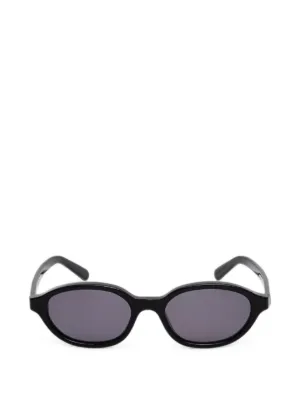 Gucci ホースビット オーバルフレーム サングラス | ブラック