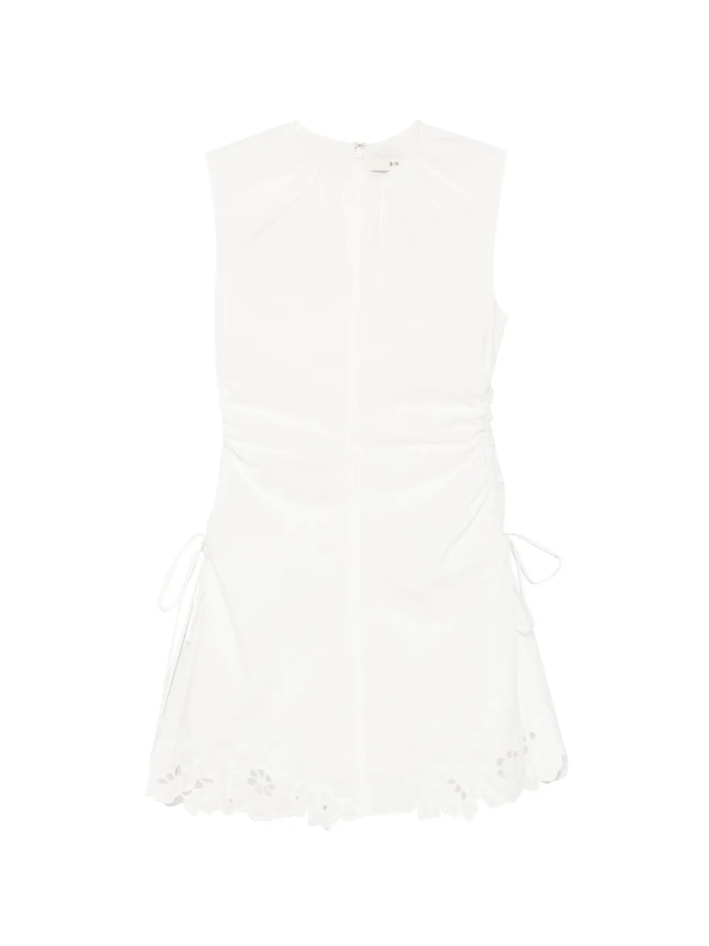SIR. Klara broderie-anglaise mini dress - Bianco