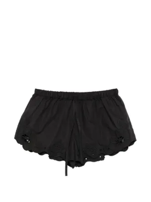 Cecilie Bahnsen Colette フローラル ショートパンツ | ブラック