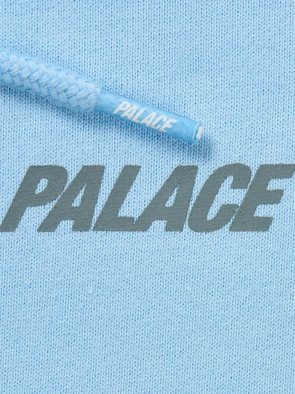 Palace Hoodie met logoprint Blauw