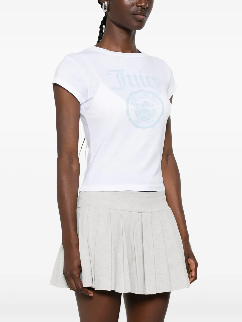 Sporty & Rich T-shirt met logoprint Wit