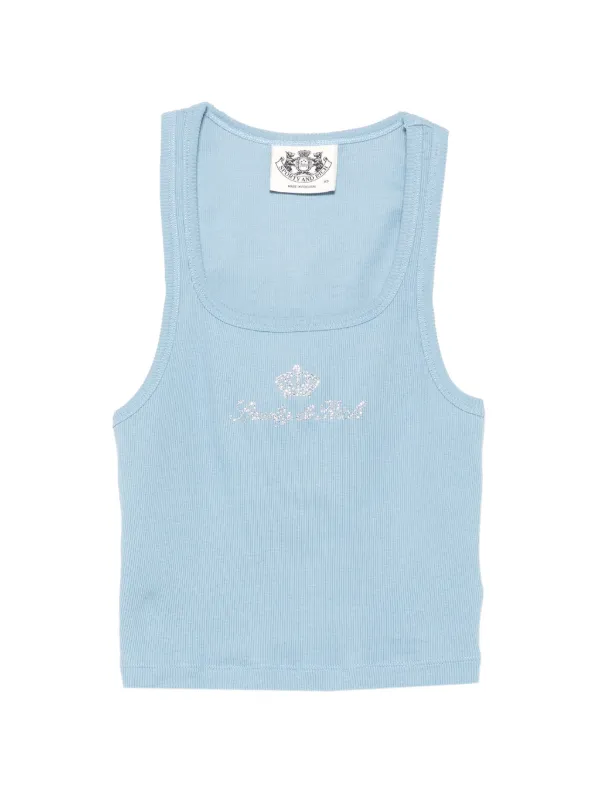 sporty&rich スポーツタンクトップ Sporty & Rich Juicy タンクトップ | ブルー | FARFETCH JP
