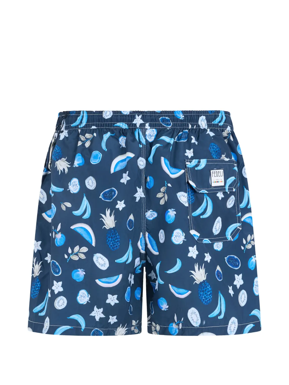 Fedeli Zwembroek met print Blauw