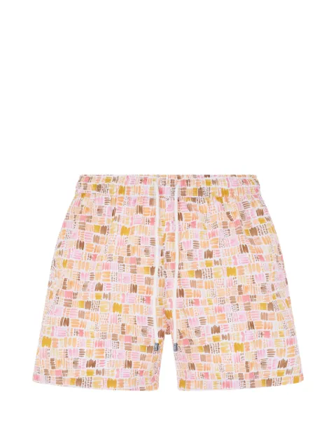 Fedeli abstract-print swim shorts