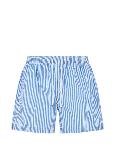 Fedeli striped drawstring swim shorts