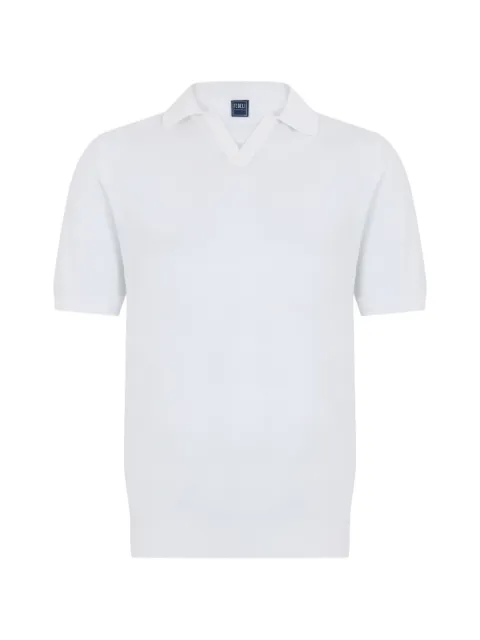 Fedeli short-sleeve V-neck T-shirt