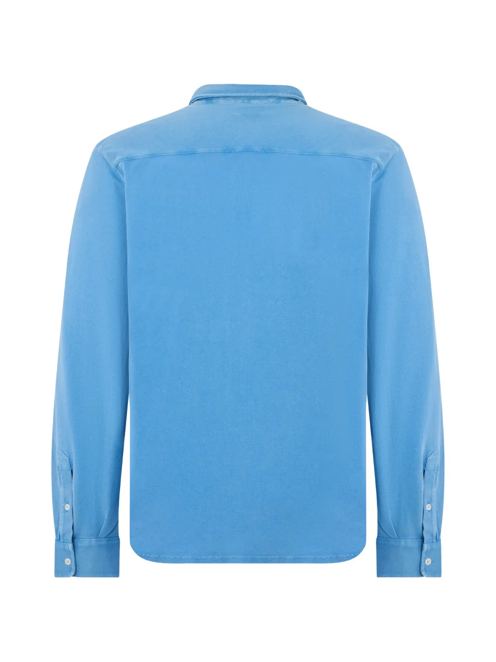 Fedeli Katoenen overhemd met lange mouwen Blauw