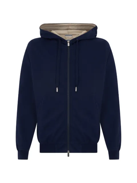 Fedeli zip-up drawstring hoodie