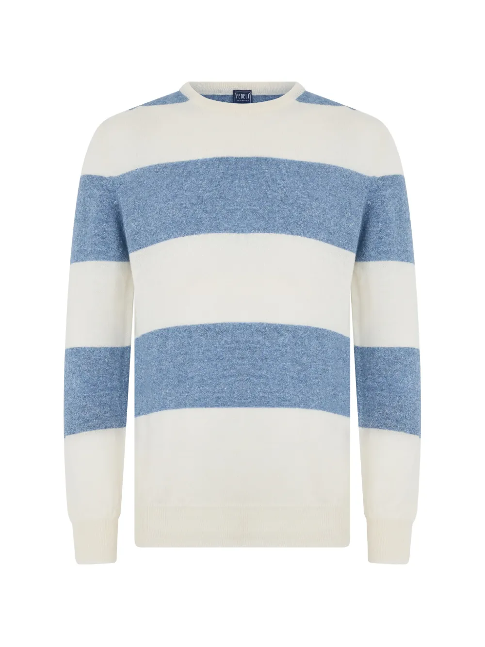Fedeli striped long-sleeve sweater - Toni neutri