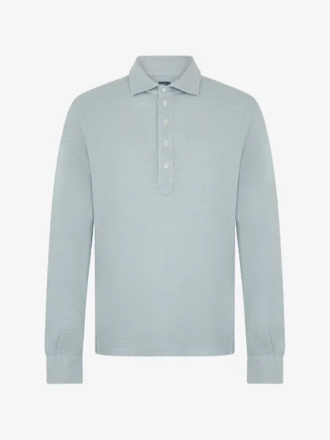 Fedeli long-sleeve polo shirt