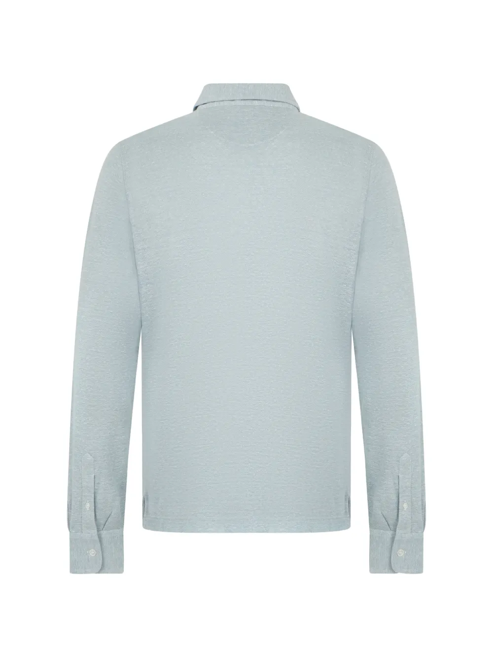 Fedeli Poloshirt met lange mouwen Grijs