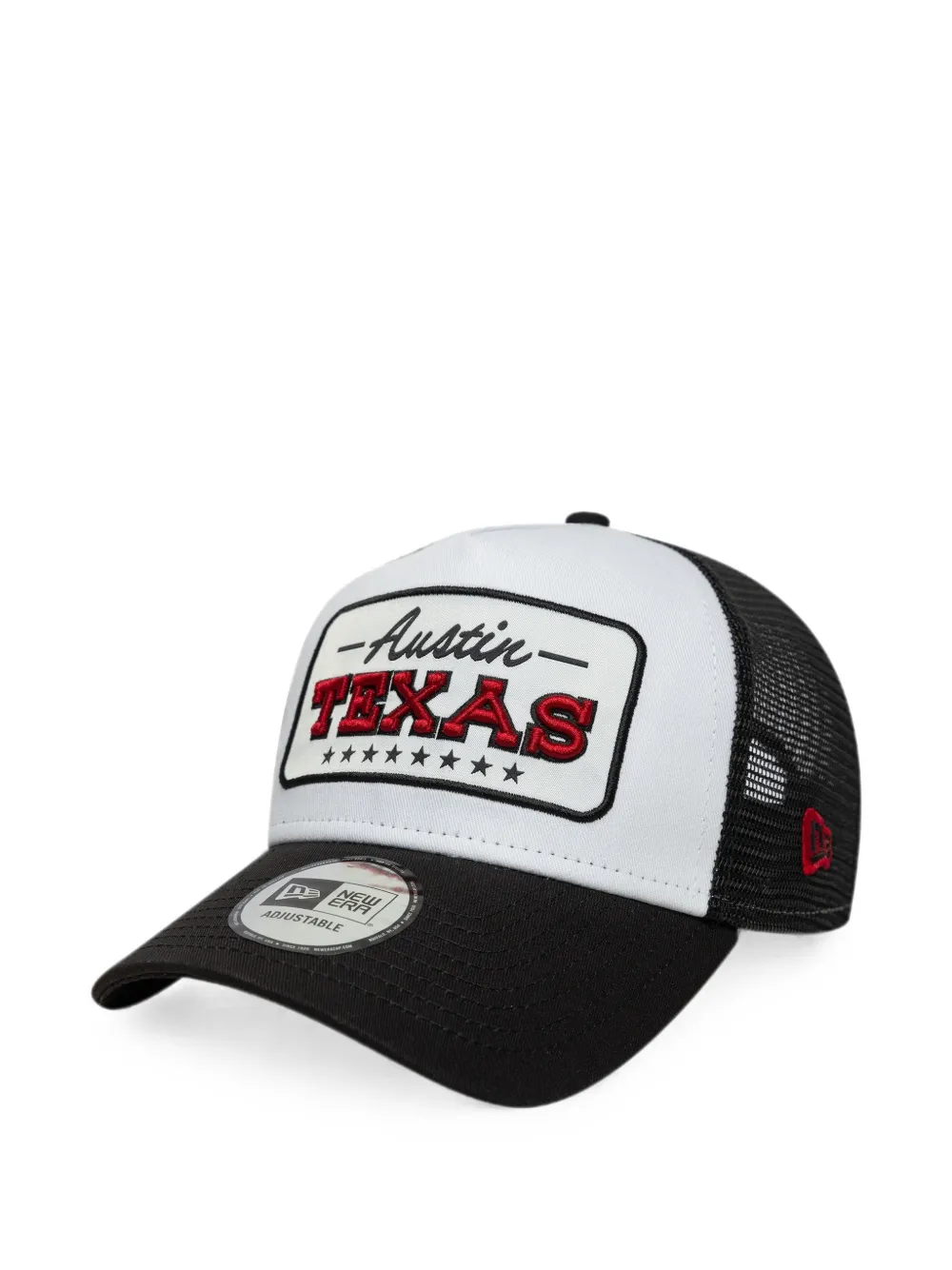 NEW ERA CAP Austin Texas-patch mesh-panel trucker hat Zwart