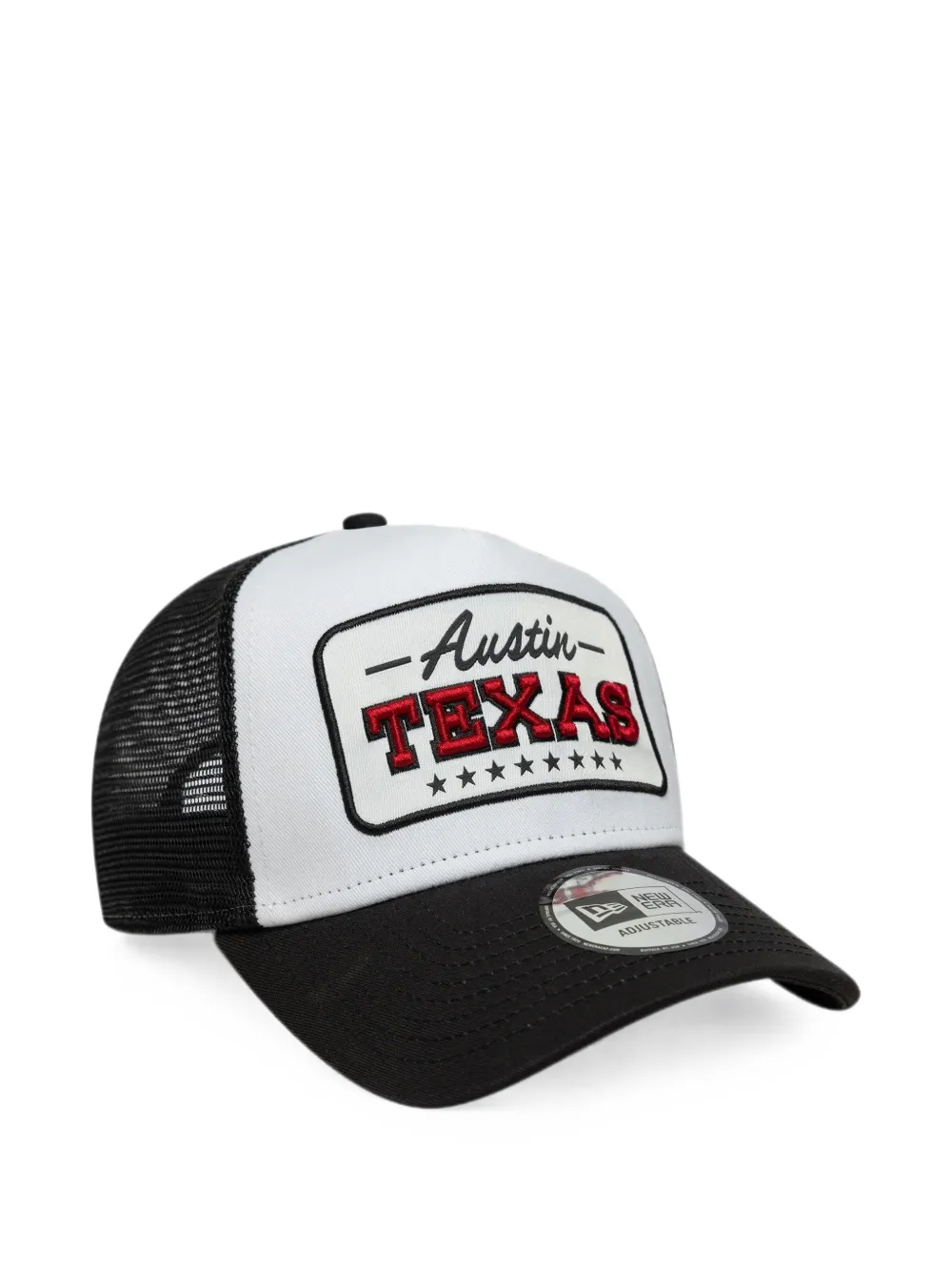 NEW ERA CAP Austin Texas-patch mesh-panel trucker hat Zwart