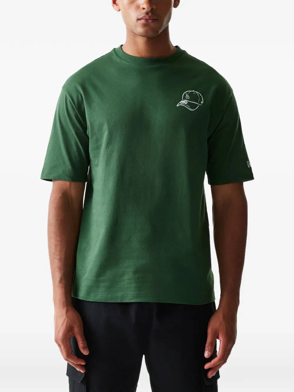 New Era La Dodgers Mlb Graphic-print T-shirt In Green