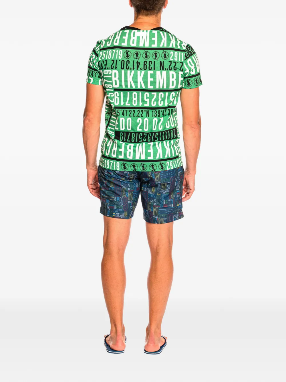 Bikkembergs Pupino logo-print T-shirt Groen