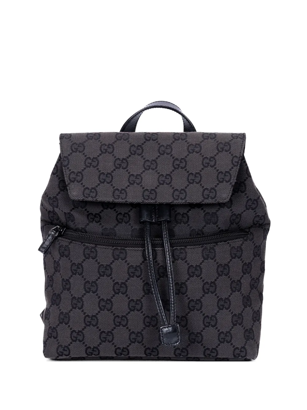 Gucci Pre-Owned GG Canvas flap backpack - Grigio