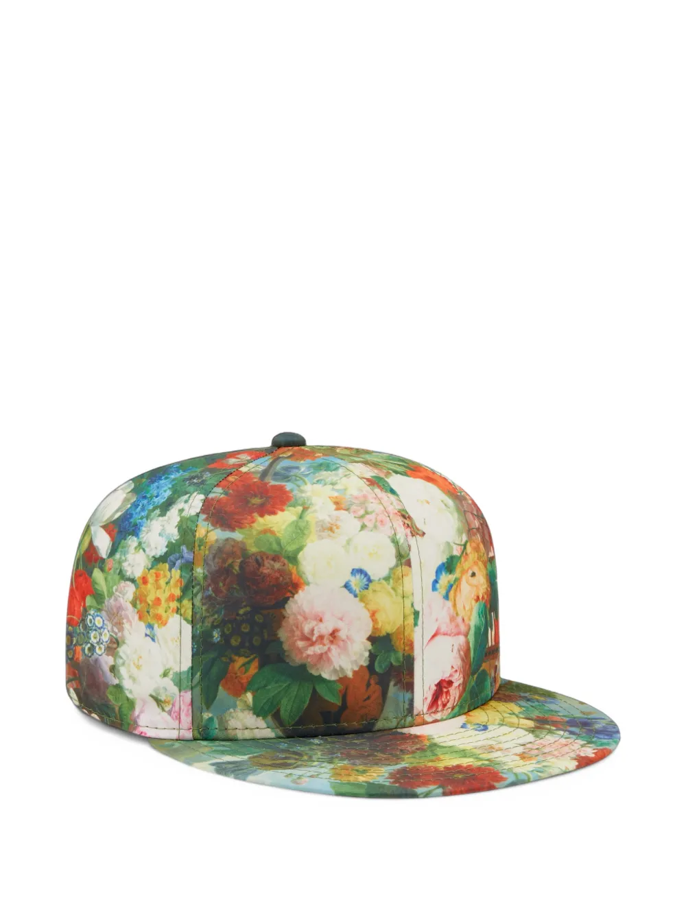 NEW ERA CAP Louvre floral-print baseball cap Beige