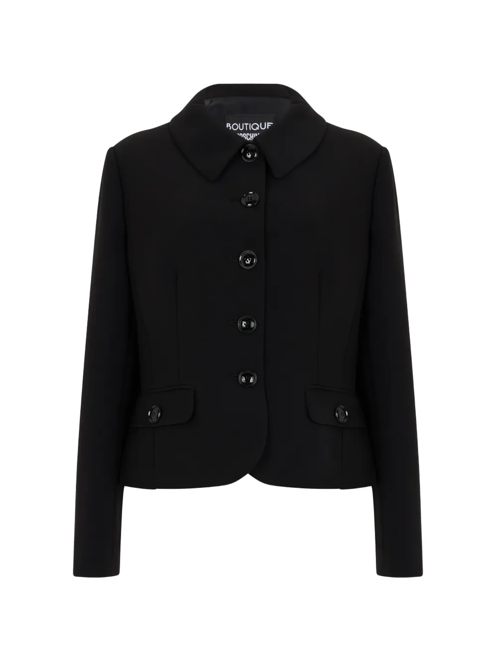Moschino button-up classic-collar jacket - Nero