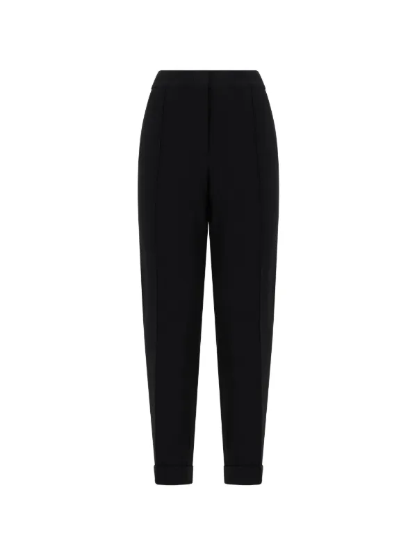 Moschino High-waisted Tailored Trousers in Black