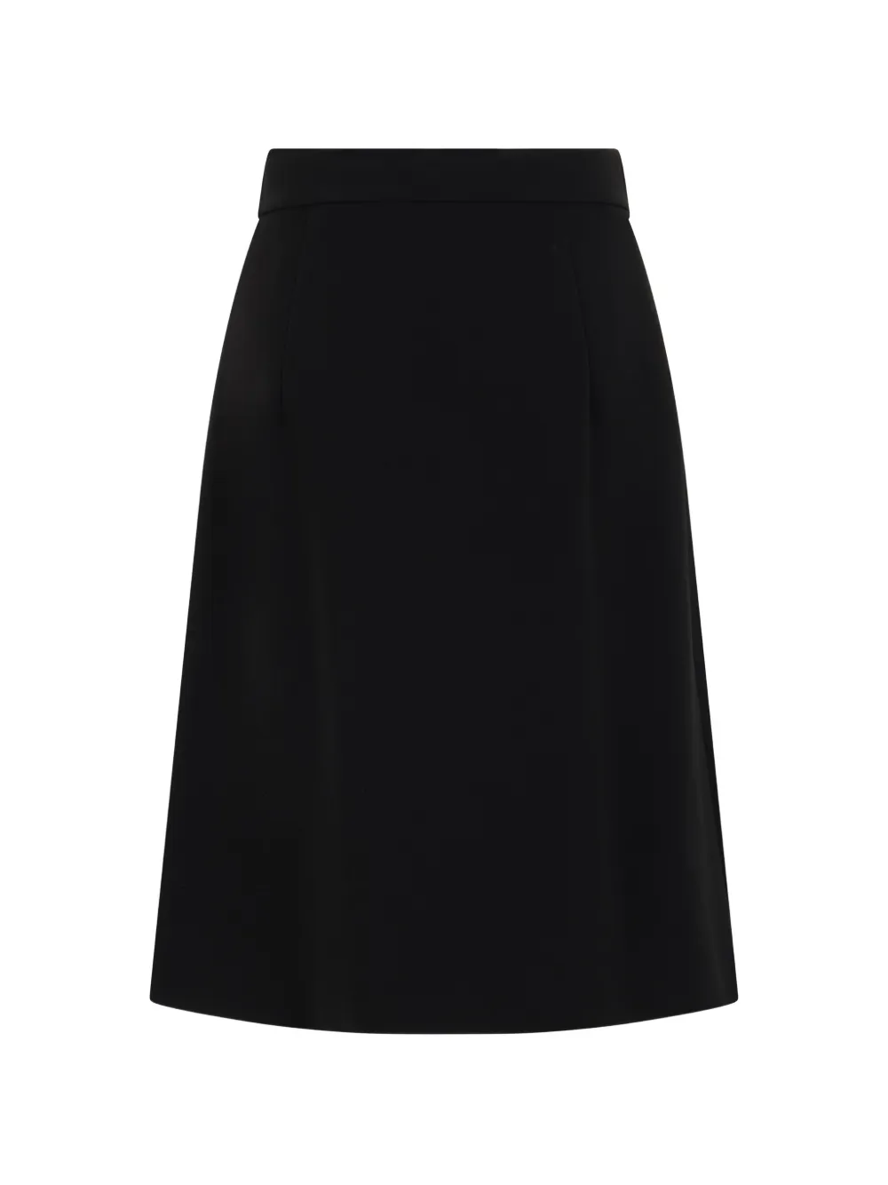Moschino flared high-waisted mini skirt - Nero
