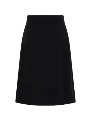 MM6 Maison Margiela バージンウールブレンド スカート | ブラック