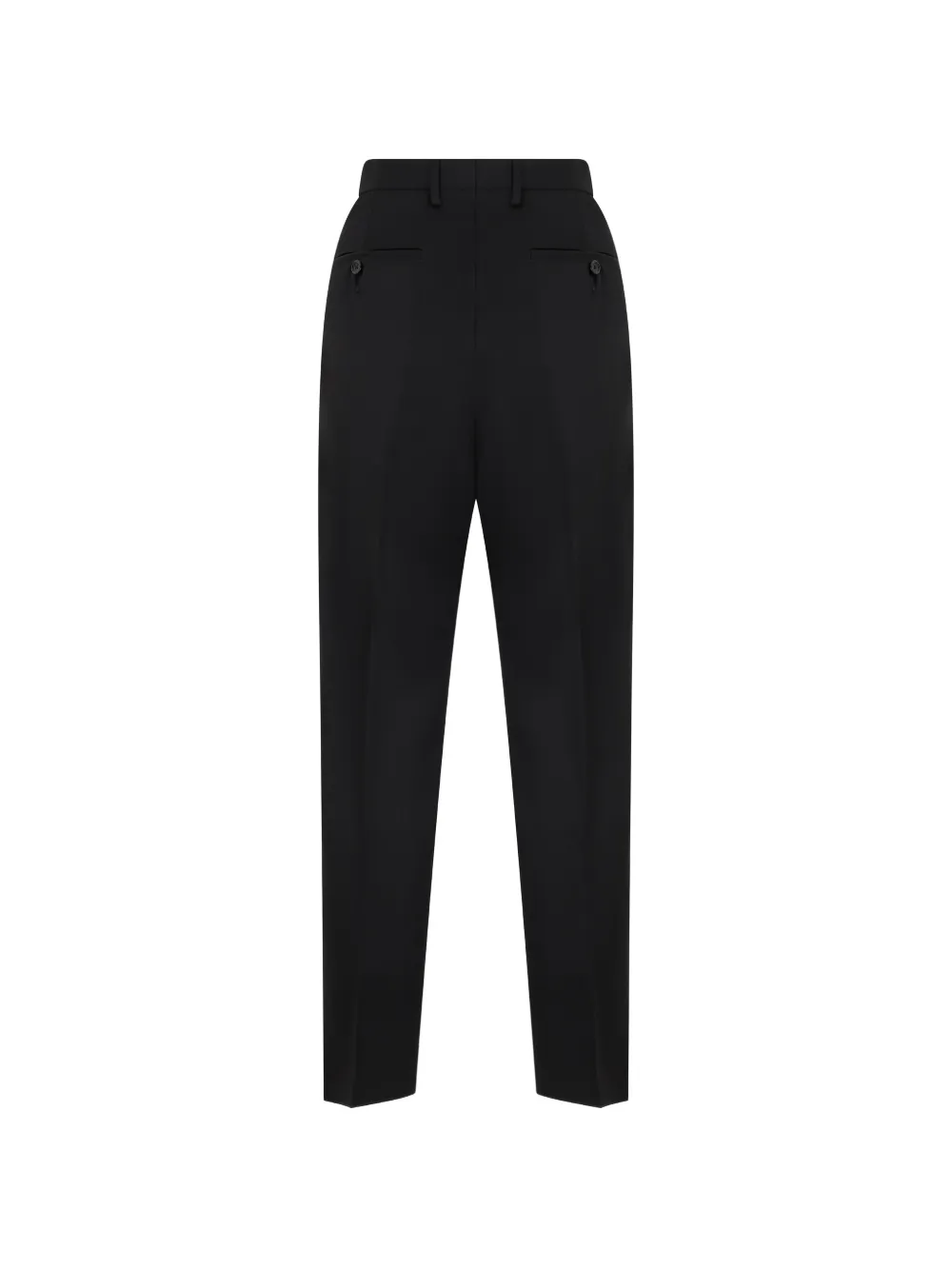 Moschino Straight high waist broek Zwart