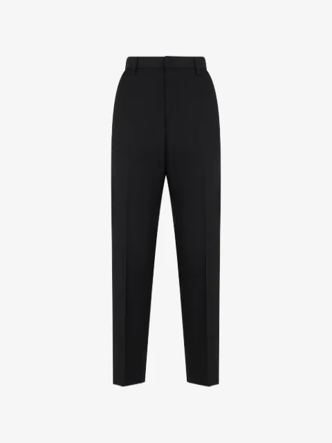 Moschino straight-cut high-waisted trousers