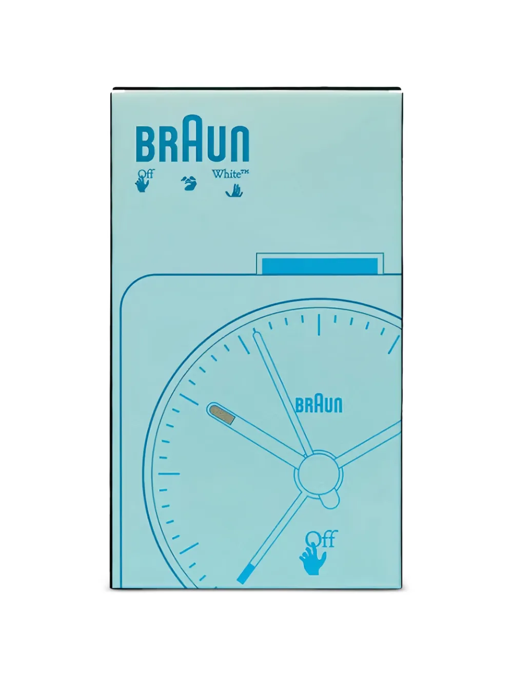 Off-White BC02 Analog Alarm Clock | Blue | FARFETCH HK