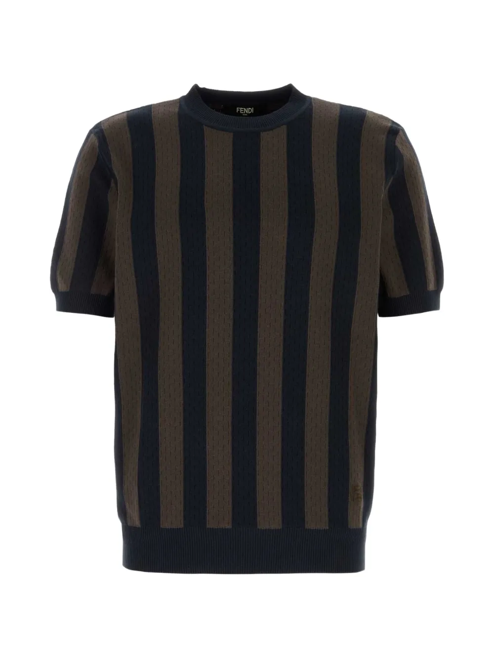 FENDI knit short-sleeve jumper - Blu