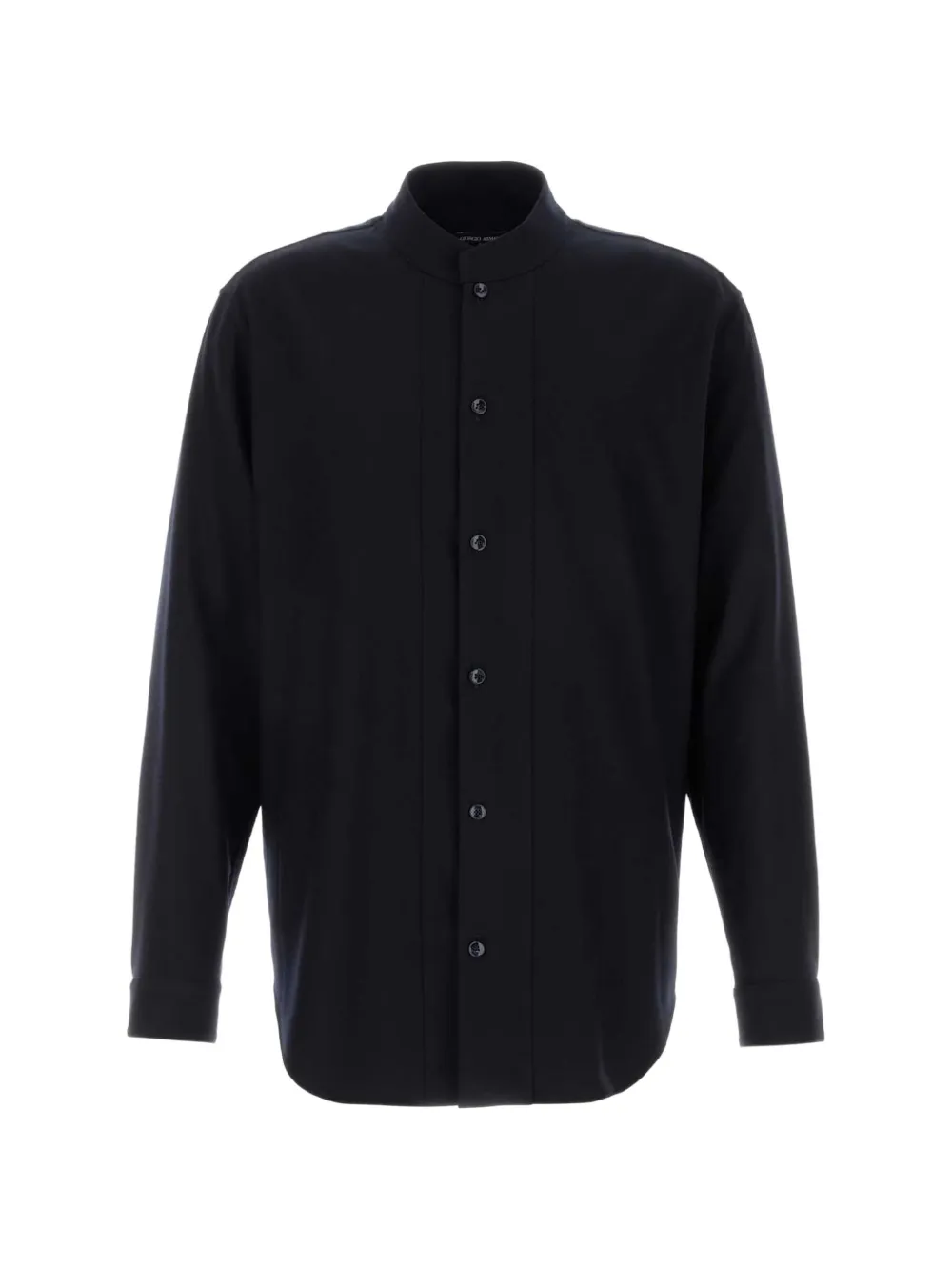 Giorgio Armani virgin-wool shirt - Blu