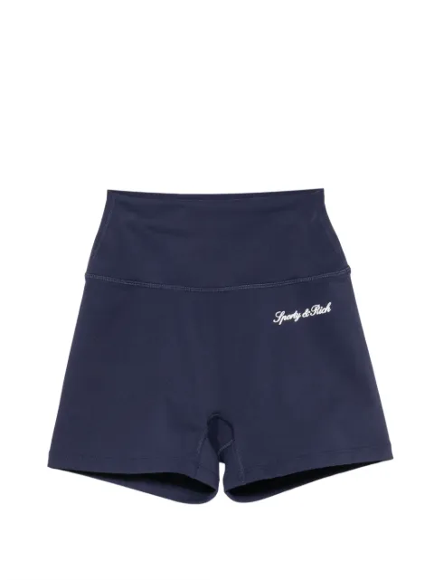 Sporty & Rich Signature Logo performance shorts