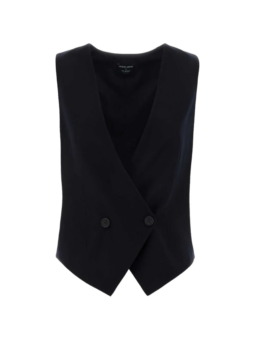 Alanui X Suicoke double-breasted wool vest - Blu