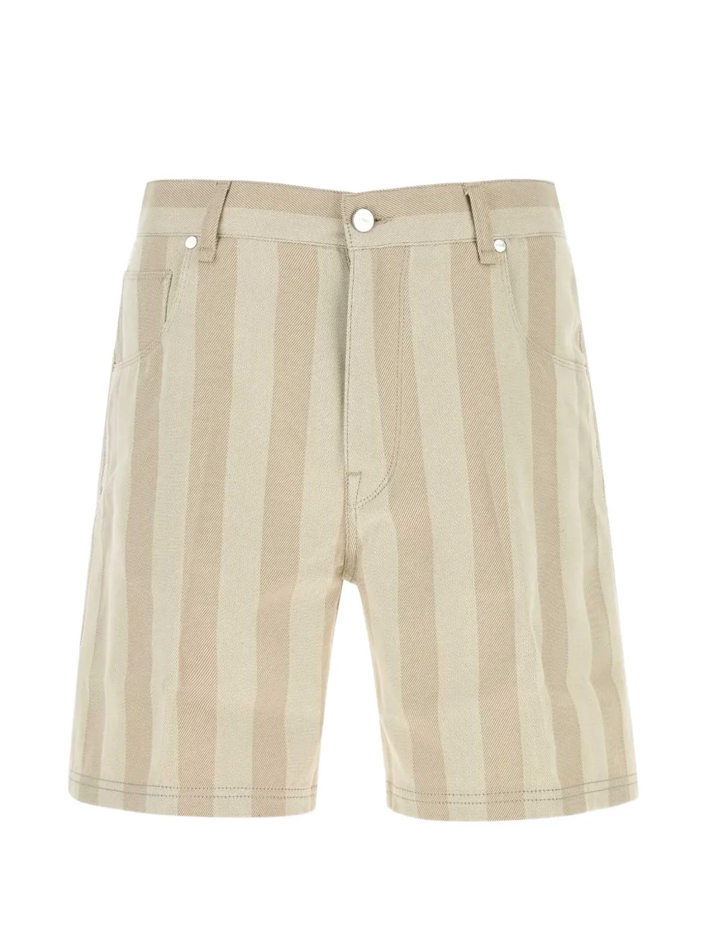 FENDI striped bermuda shorts - Neutrals