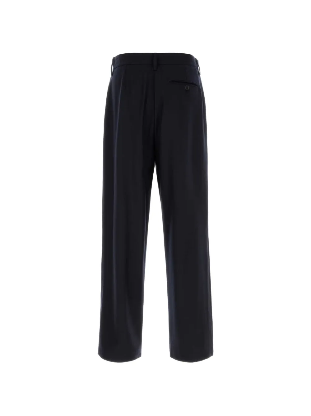 Emporio Armani x Alanui plooibroek van scheerwol Blauw