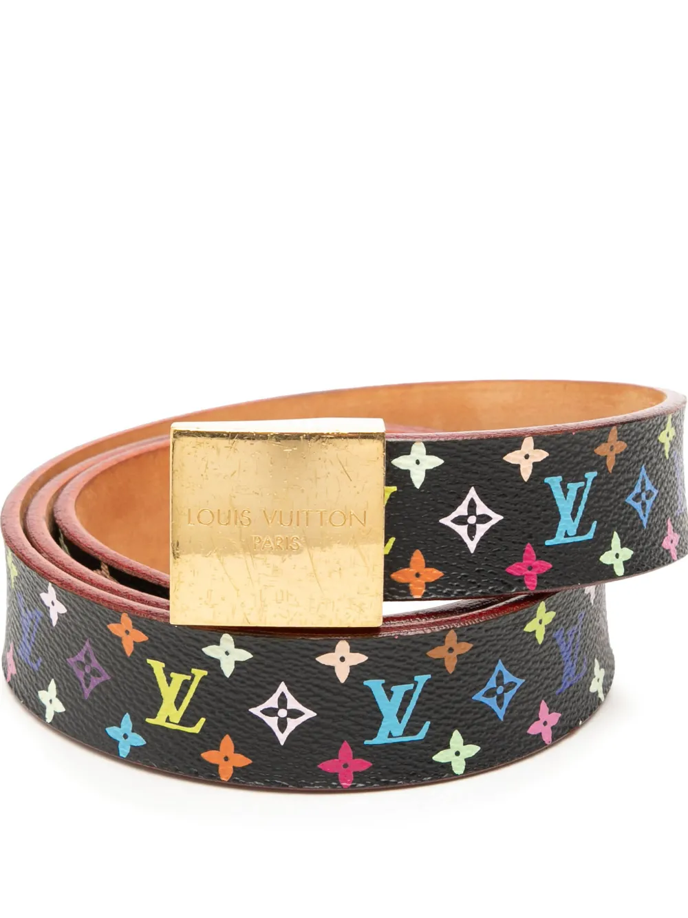 Louis Vuitton Pre-Owned 2004 Monogram Multicolore Ceinture belt - Nero