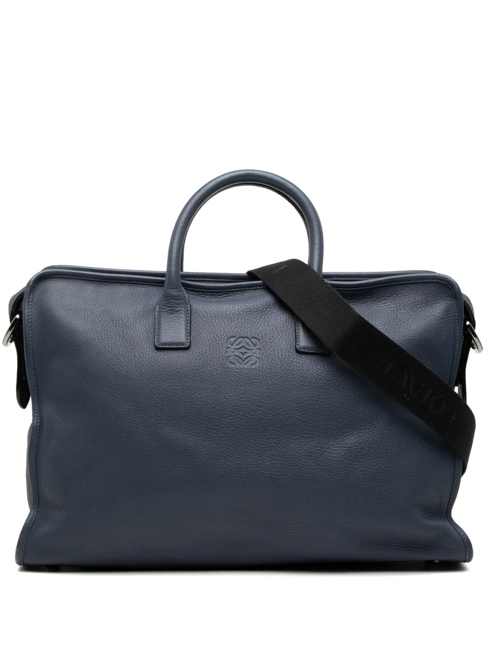 Loewe Pre-Owned 2014 Leather Amazona business bag - Blu