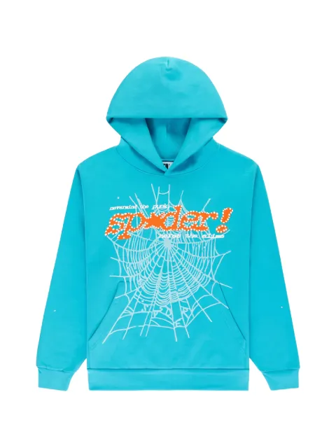SP5DER Punk V2 graphic-print hoodie