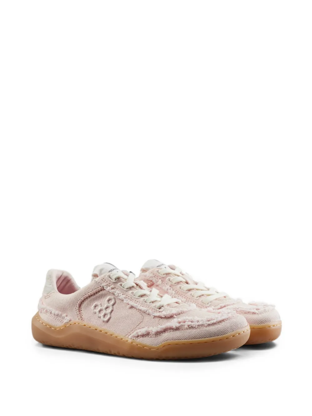 Vivobarefoot Gobi frayed-edge sneakers Roze