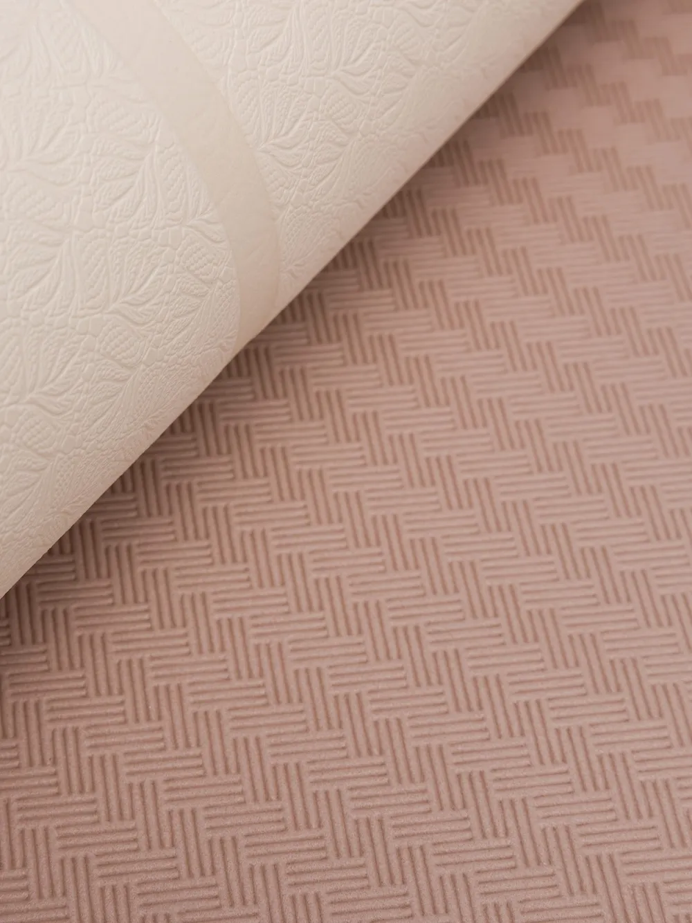 Casall Yogamat met logo-reliëf en textuur Beige