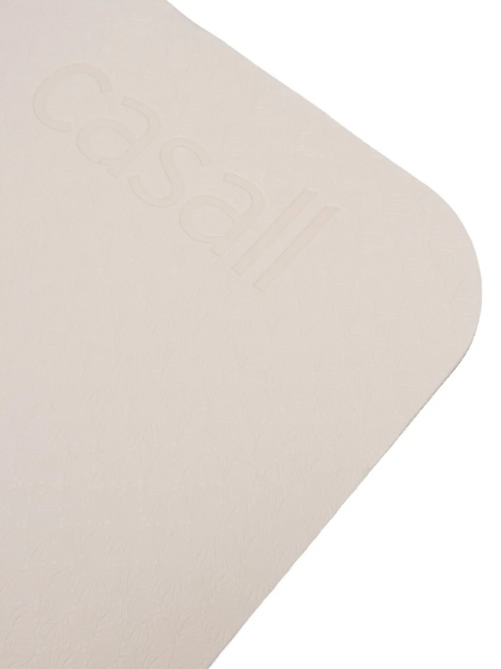 Casall Yogamat met logo-reliëf en textuur Beige
