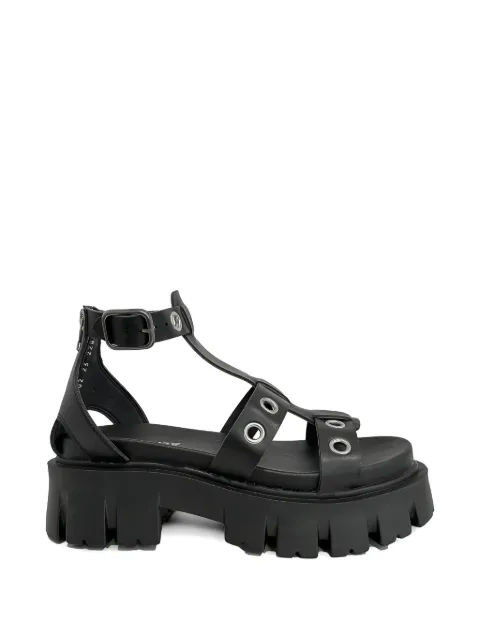 Altercore eyelet-embellished platform sandals